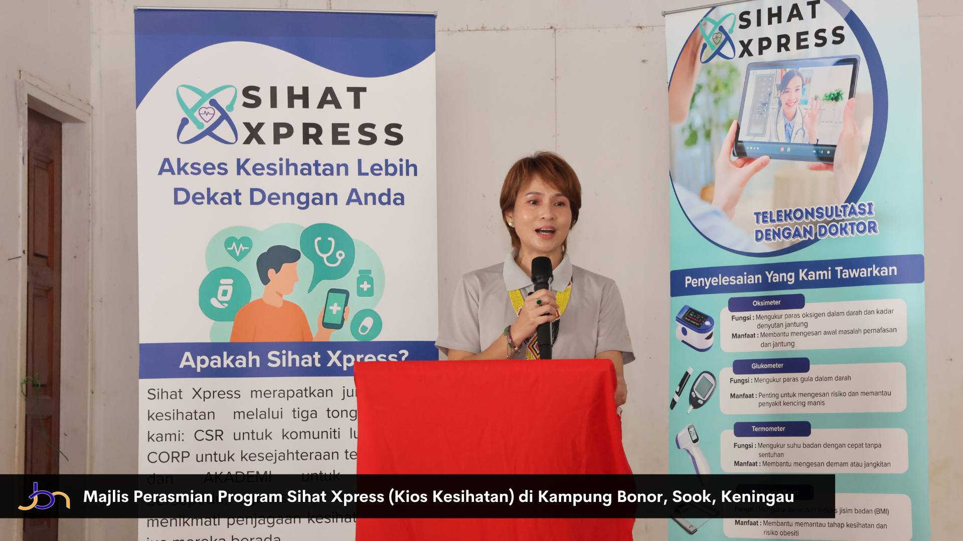 MAJLIS PERASMIAN PROGRAM SIHAT XPRESS (KIOS KESIHATAN) DI KAMPUNG BONOR, SOOK, KENINGAU